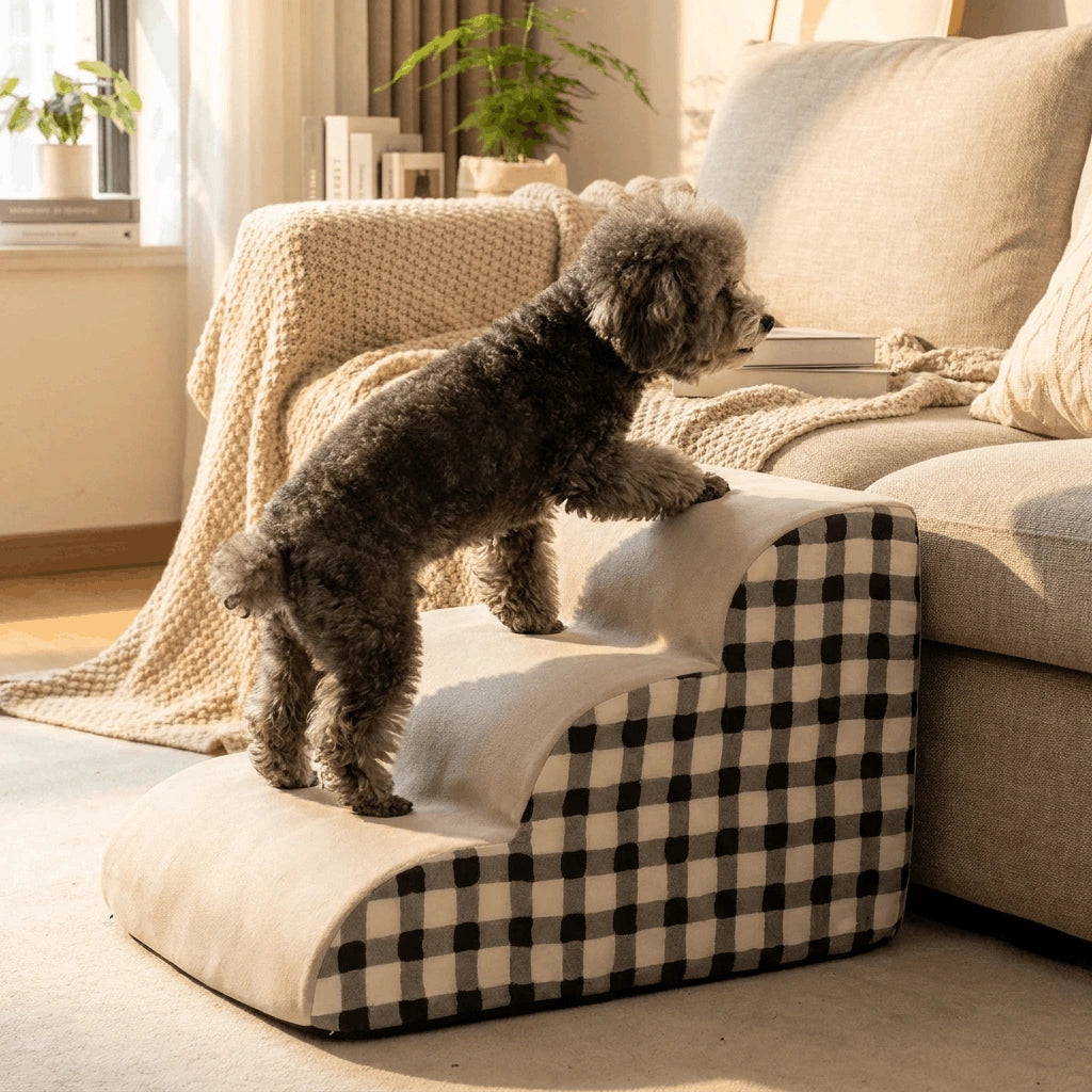 Non-Slip Foam Pet Stairs for Dogs & Older Cats