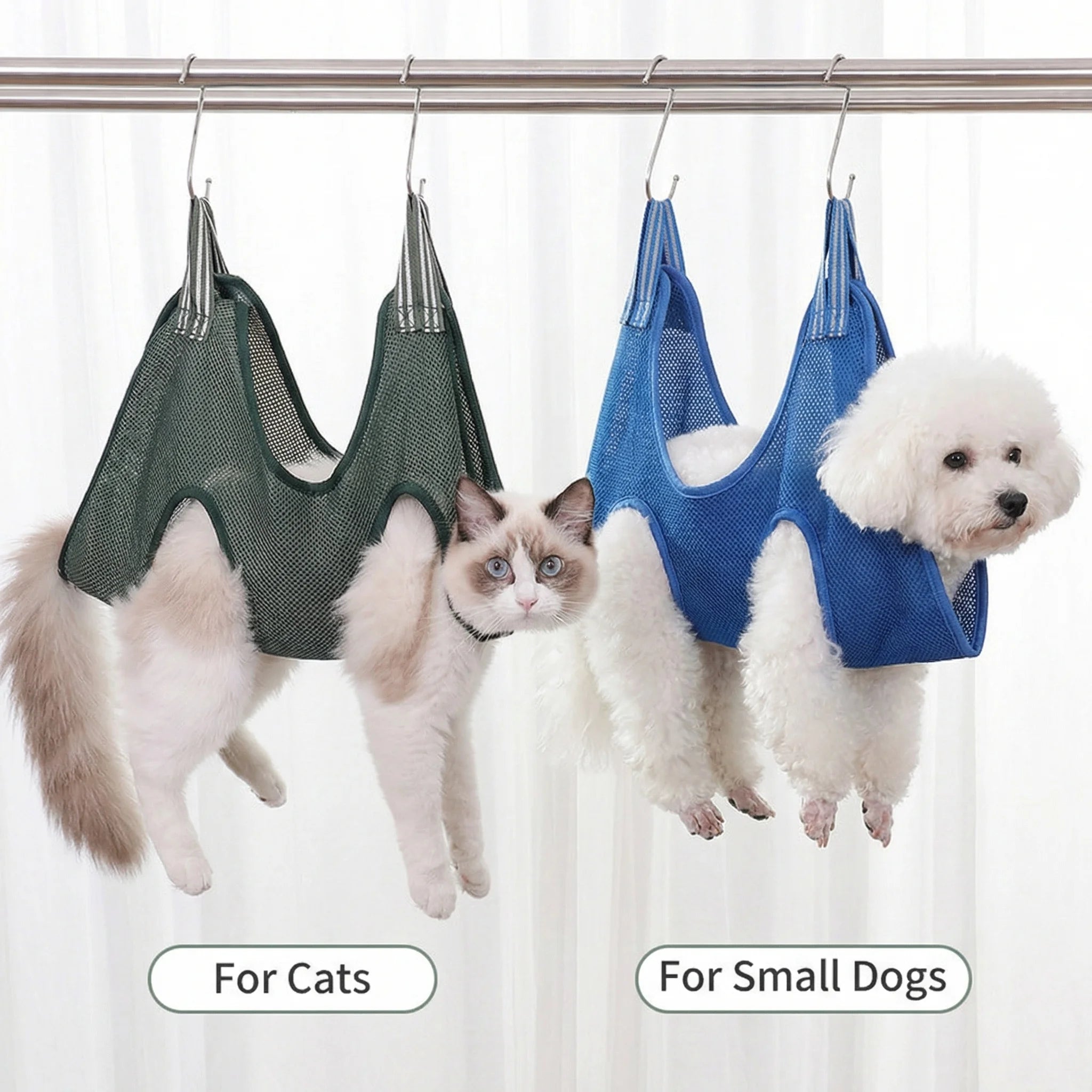 Anti-Scratch Cat Grooming Hammock for Nail Trims