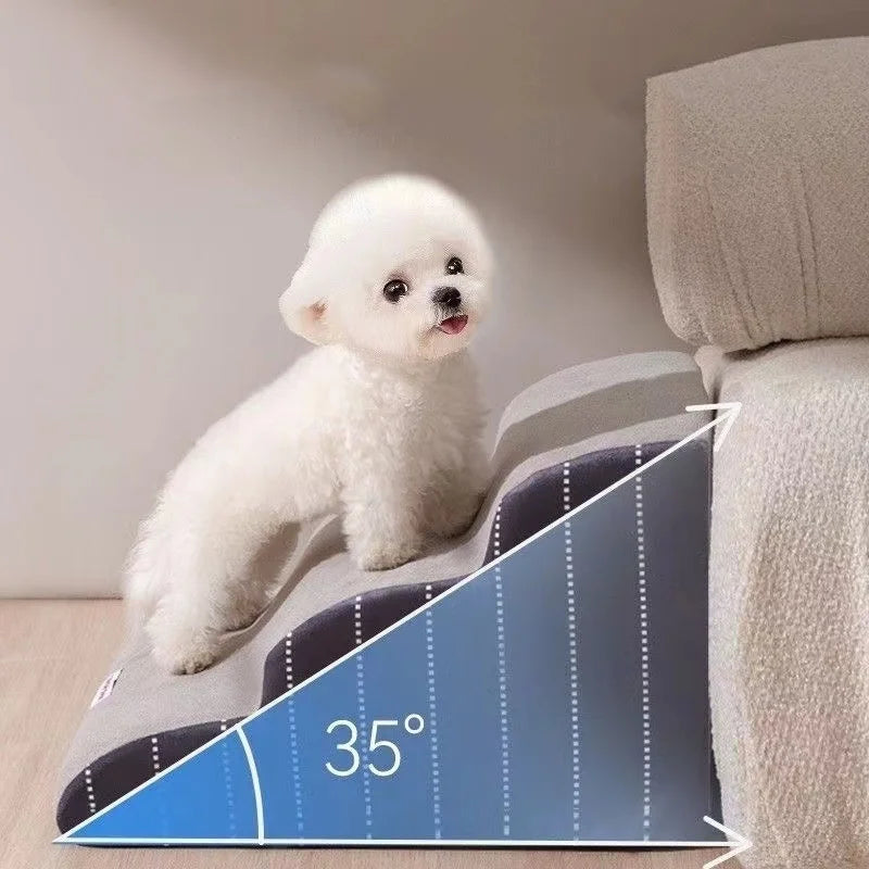Non-Slip Foam Pet Stairs for Dogs & Older Cats
