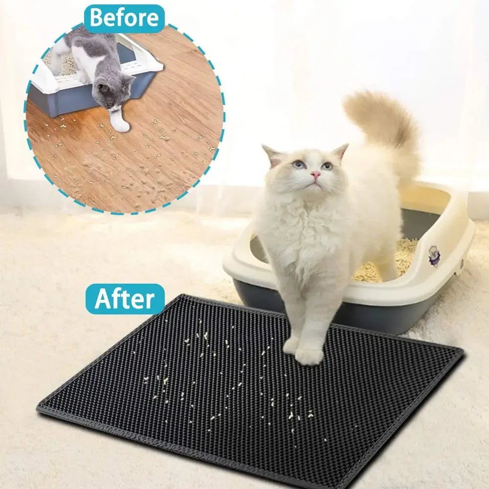 Waterproof Double-Layer Cat Litter Trapper Mat