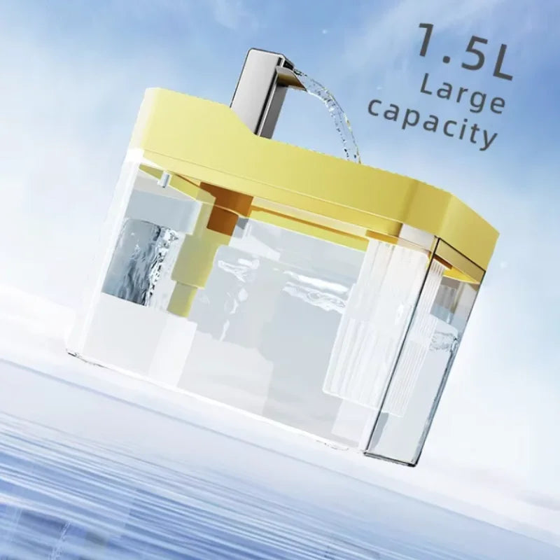 Auto-Filter Cat Water Fountain 1.5L for Cats & Dogs