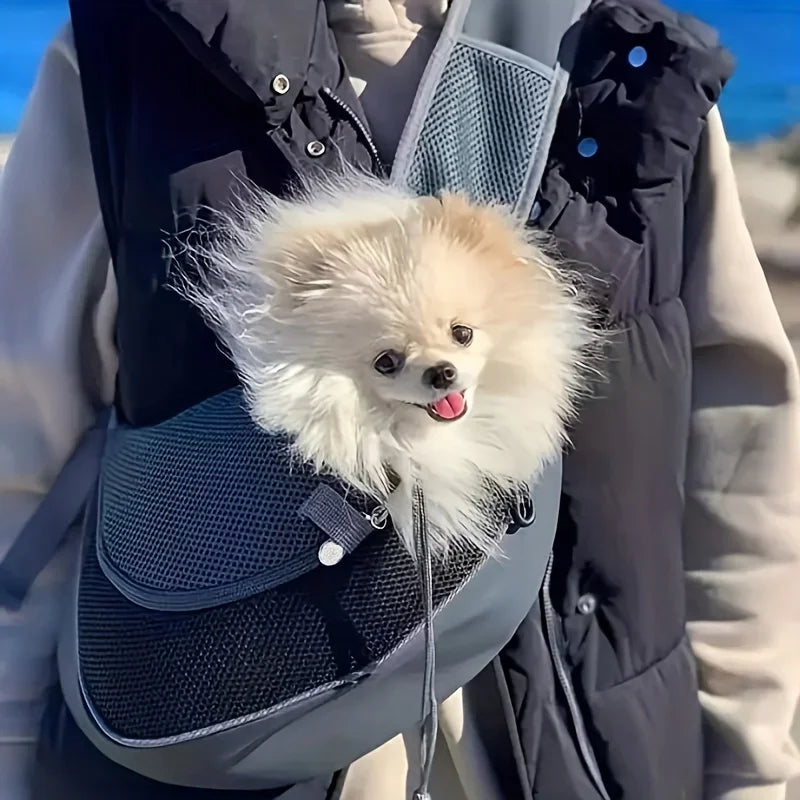 Breathable Dog Sling Carrier for Cats & Small Dogs