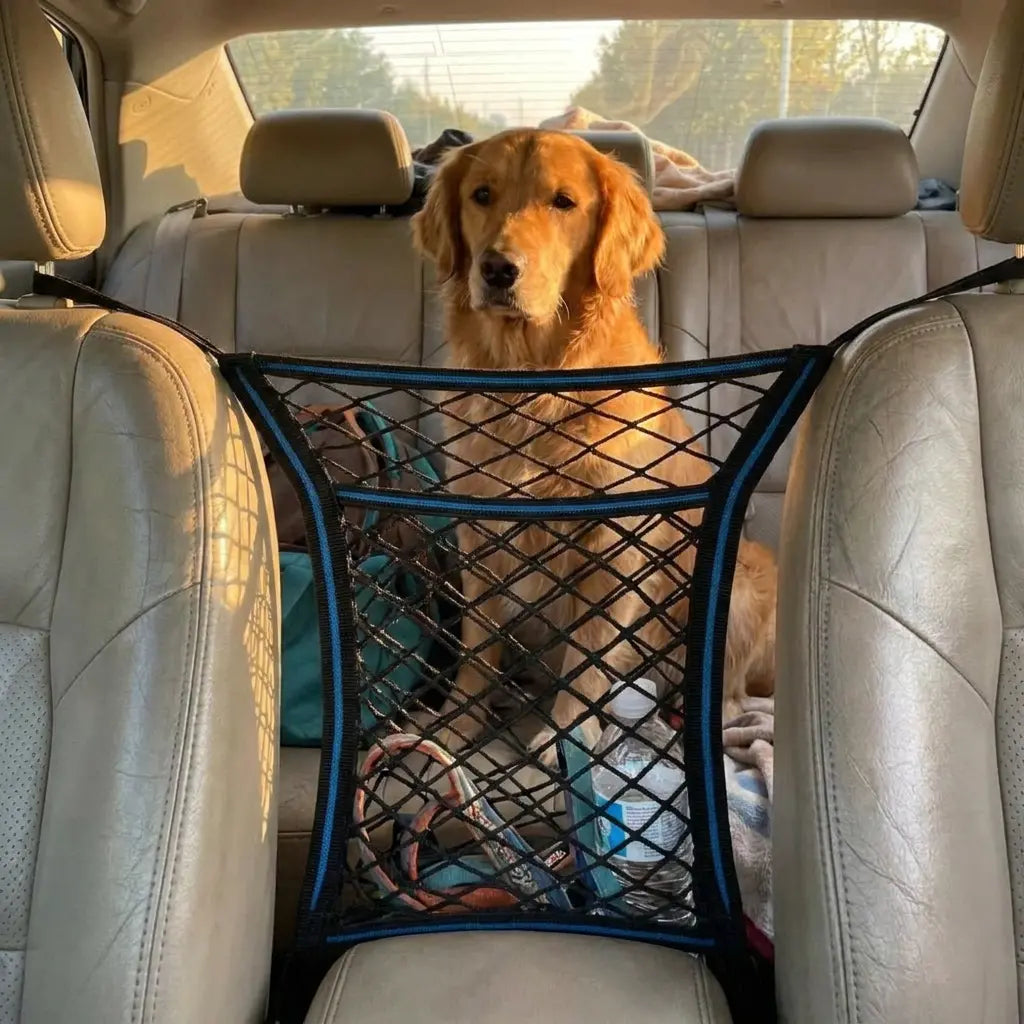 Expandable Car Seat Gap Storage Net & Organizer