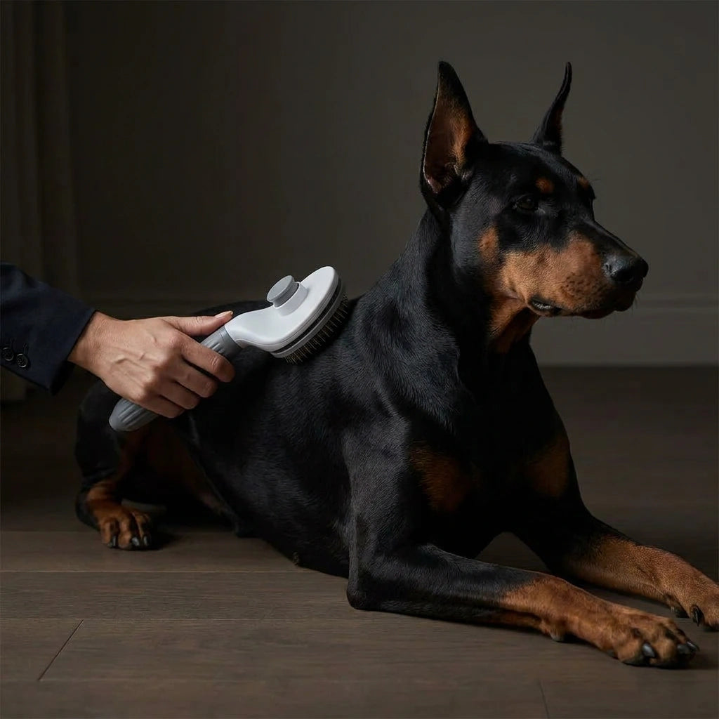 Self-Cleaning Deshedding Brush for Dogs & Cats