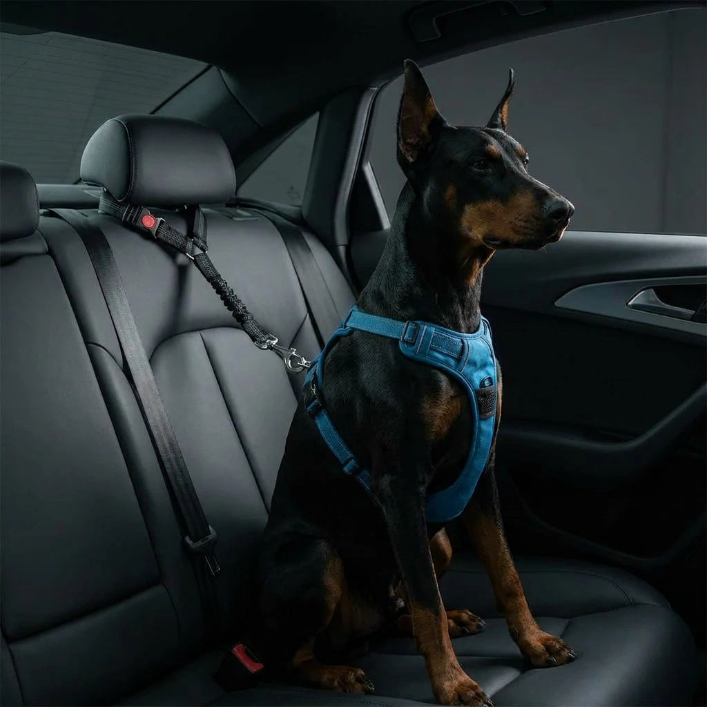 Adjustable 2-in-1 Dog Harness & Car Seat Belt