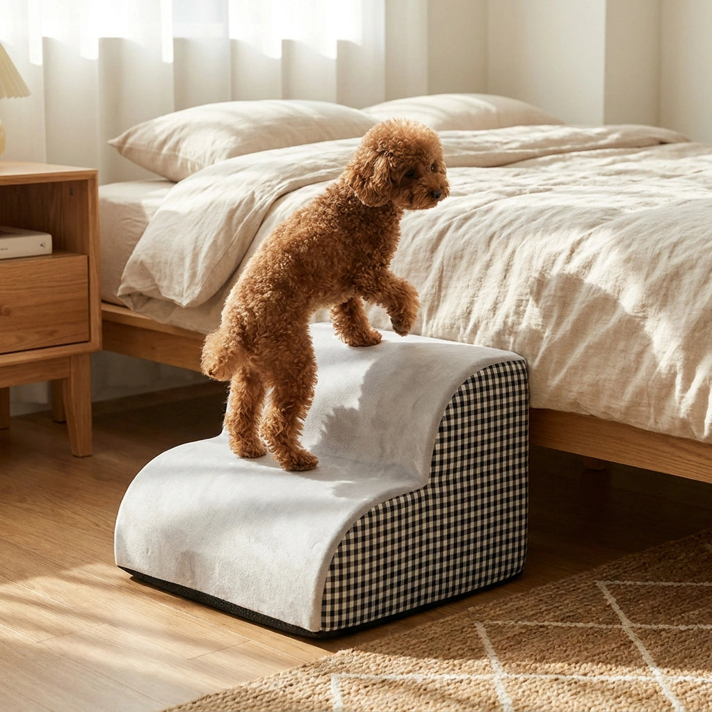 Non-Slip Foam Pet Stairs for Dogs & Older Cats