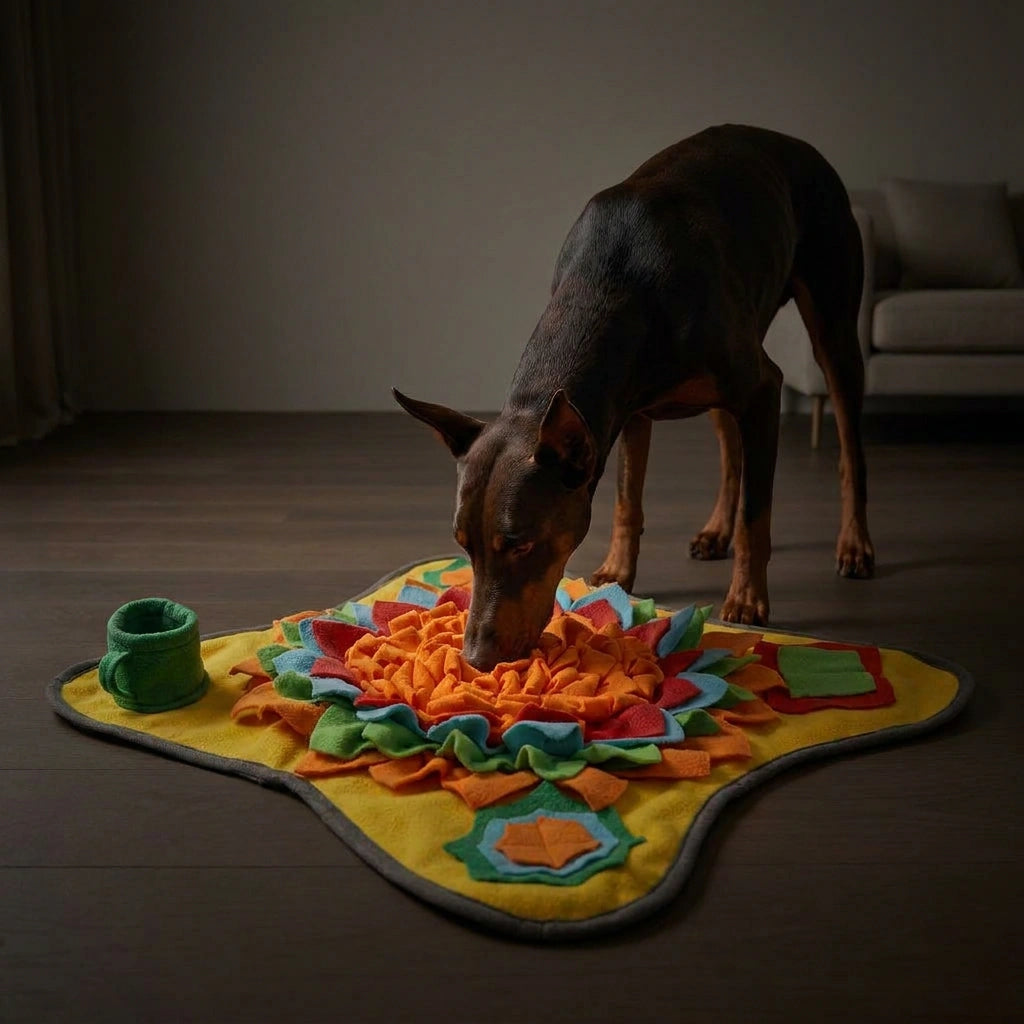 Snuffle Dog Feeding Mat for Dogs & Cats – Slow Feeder Non-Slip Pet Food Mat, Cat & Dog Food Mat